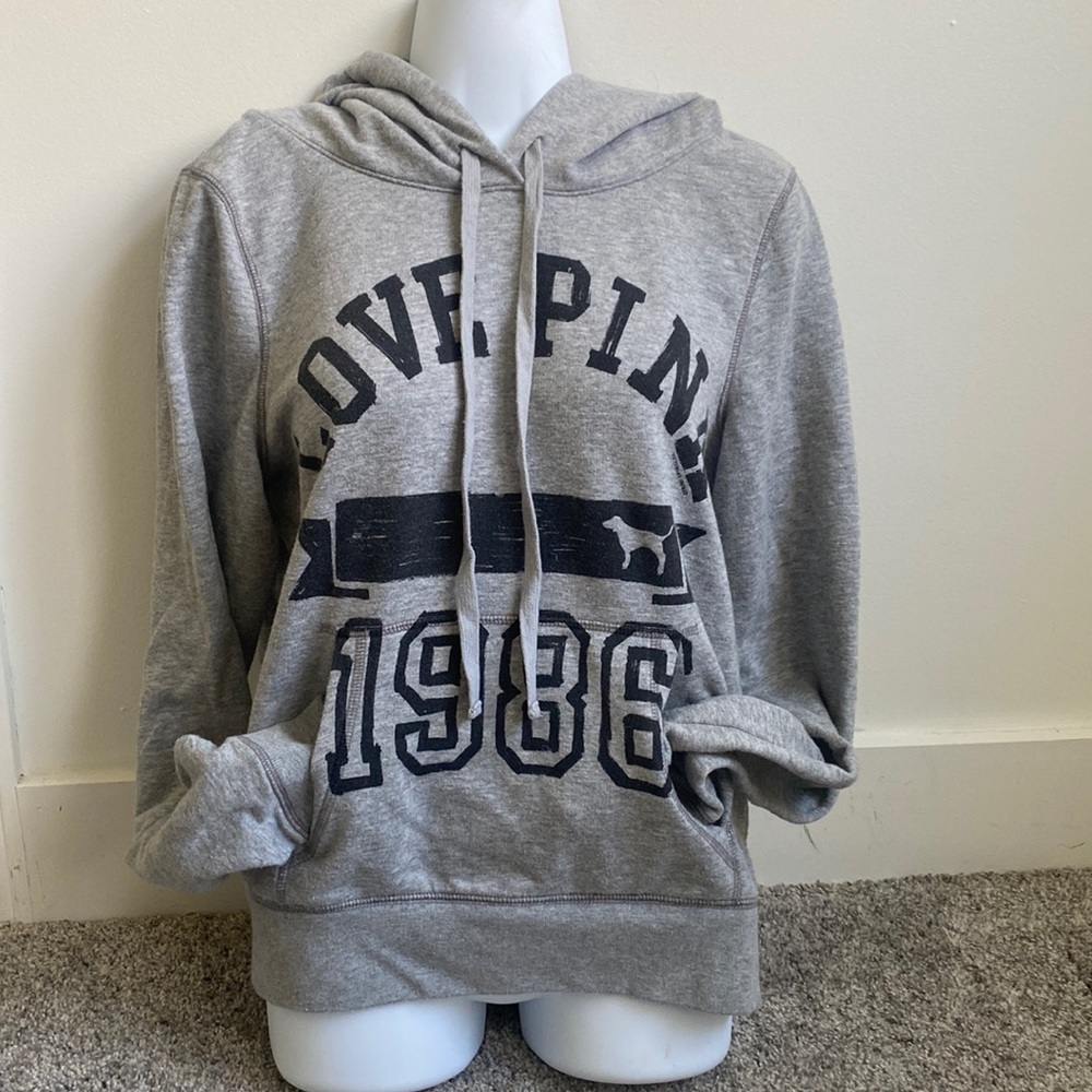 Super soft vintage Pink Hoodie